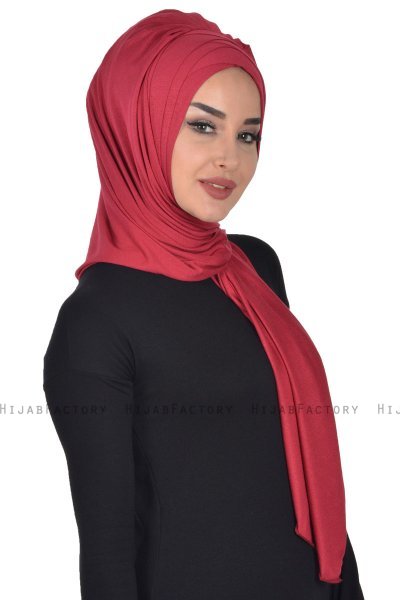 Tamara - Bordeaux Praktisk Bumuld Hijab