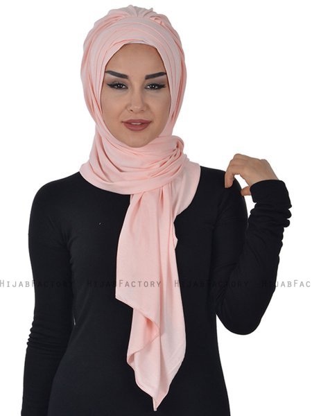 Tamara - Gammelrosa Praktisk Bumuld Hijab
