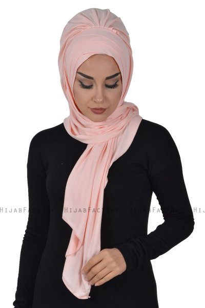 Tamara - Gammelrosa Praktisk Bumuld Hijab