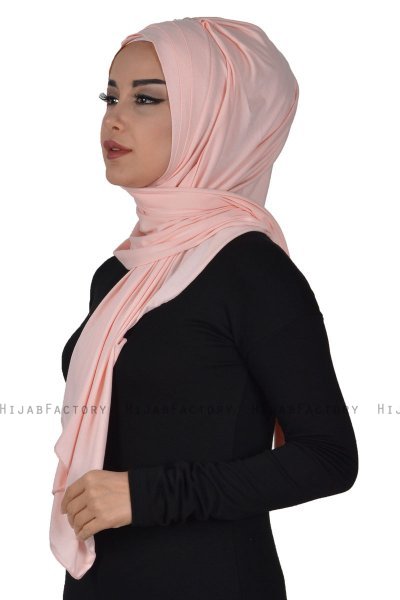Tamara - Gammelrosa Praktisk Bumuld Hijab