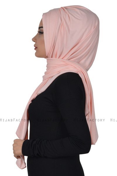 Tamara - Gammelrosa Praktisk Bumuld Hijab