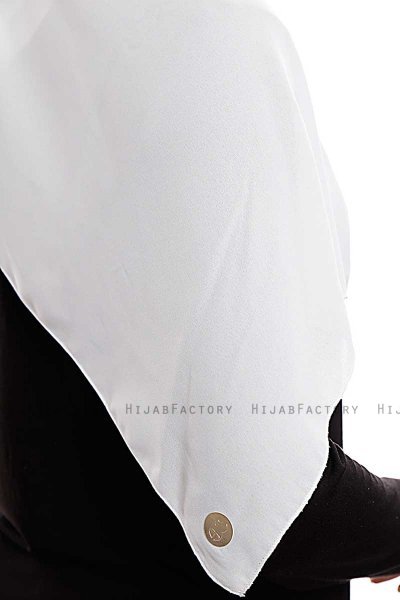 Yara - Creme Praktisk One Piece Crepe Hijab