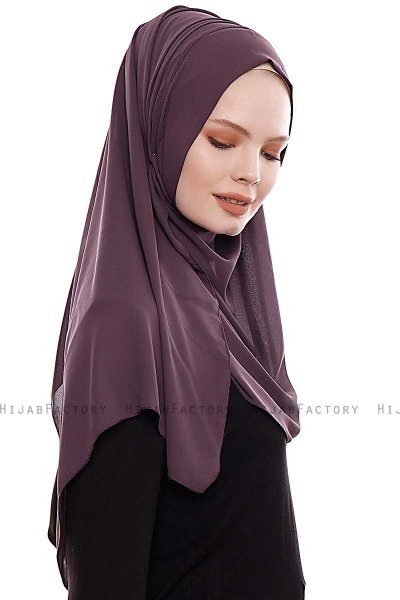 Yara - Lilla Praktisk One Piece Crepe Hijab
