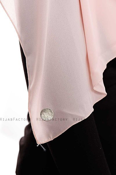 Yara - Pink Praktisk One Piece Crepe Hijab