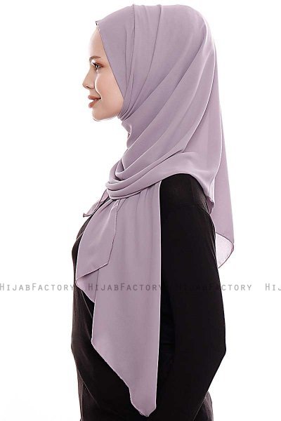 Yara - Stengrå Praktisk One Piece Crepe Hijab