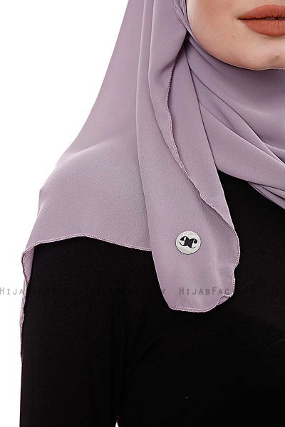 Yara - Stengrå Praktisk One Piece Crepe Hijab