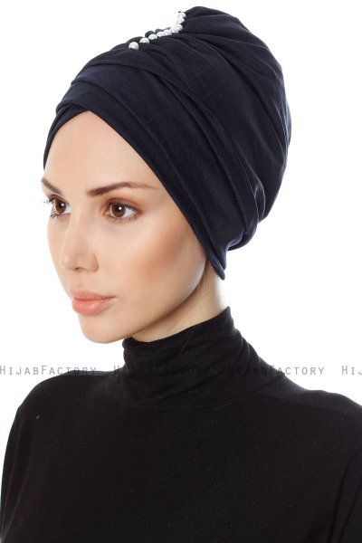 Yonca - Marine Blå Turban