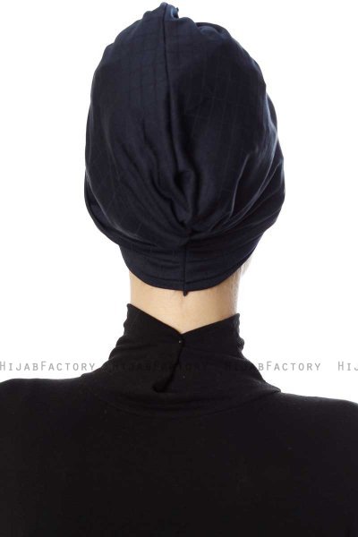 Yonca - Marine Blå Turban