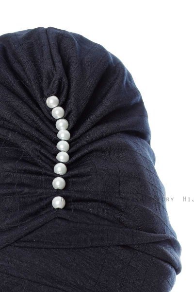 Yonca - Marine Blå Turban