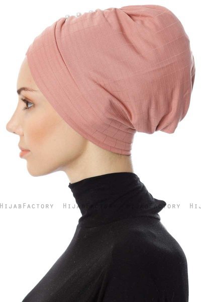 Yonca - Mørkrosa Turban