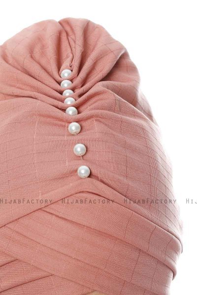 Yonca - Mørkrosa Turban