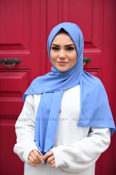 Zahra - Indigo Crepe Hijab - Mirach