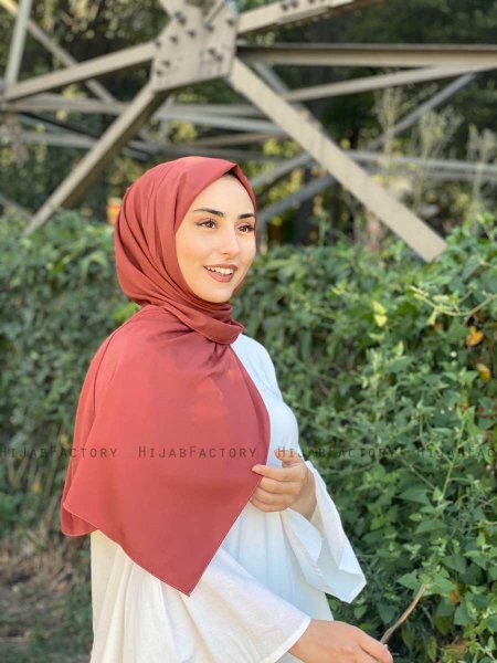 Zahra - Murstensrød Crepe Hijab - Mirach