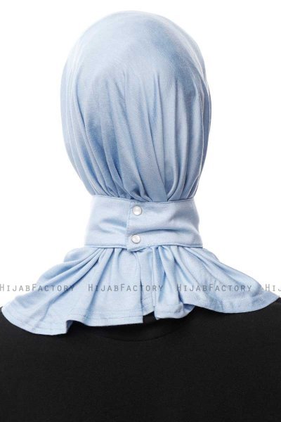 Zeliha - Lyseblå Praktisk Viskos Hijab