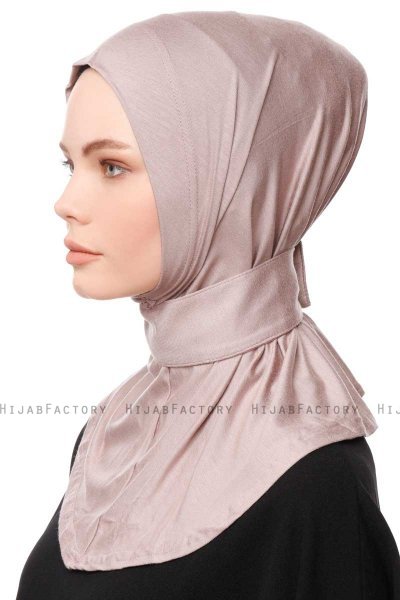 Zeliha - Stengrå Praktisk Viskos Hijab