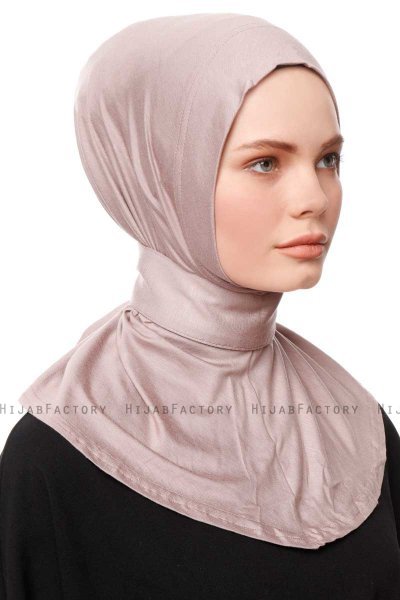 Zeliha - Stengrå Praktisk Viskos Hijab