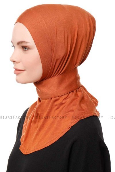 Zeliha - Murstensrød Praktisk Viskos Hijab