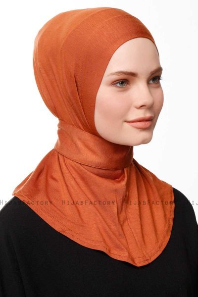 Zeliha - Murstensrød Praktisk Viskos Hijab
