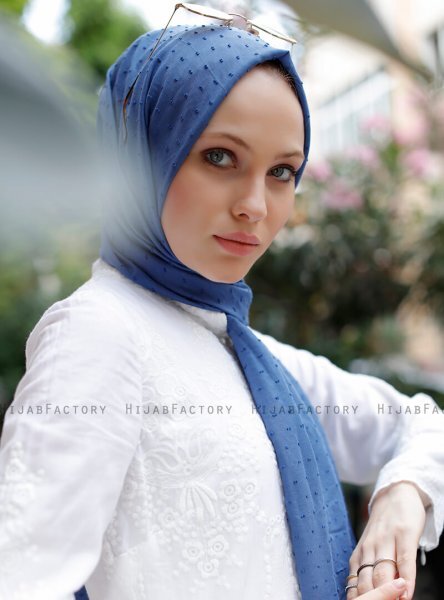 Malika - Blå Hijab - Sal Evi