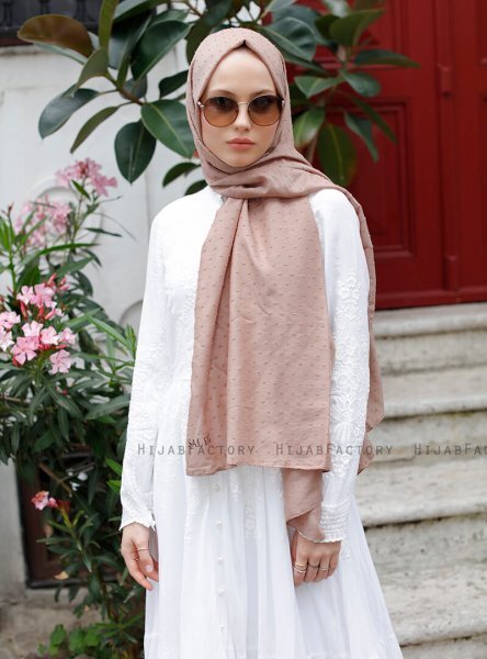 Malika - Lysebrun Hijab - Sal Evi