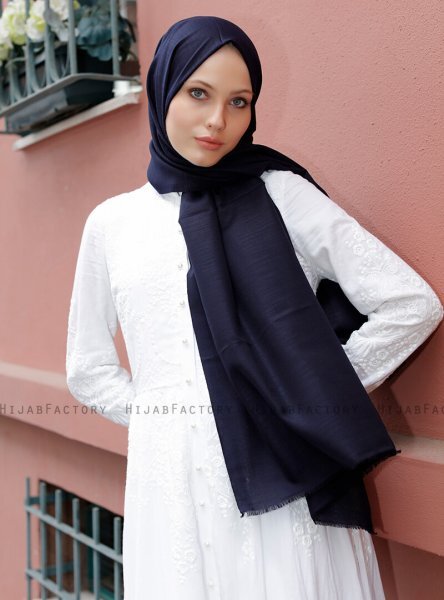 Zaina - Marine Blå Hijab - Sal Evi
