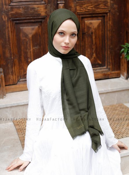 Zaina - Mørkegrøn Hijab - Sal Evi