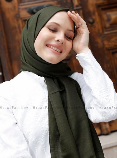 Zaina - Mørkegrøn Hijab - Sal Evi
