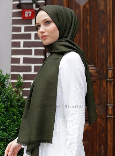 Zaina - Mørkegrøn Hijab - Sal Evi