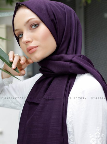 Zaina - Mørke Lilla Hijab - Sal Evi