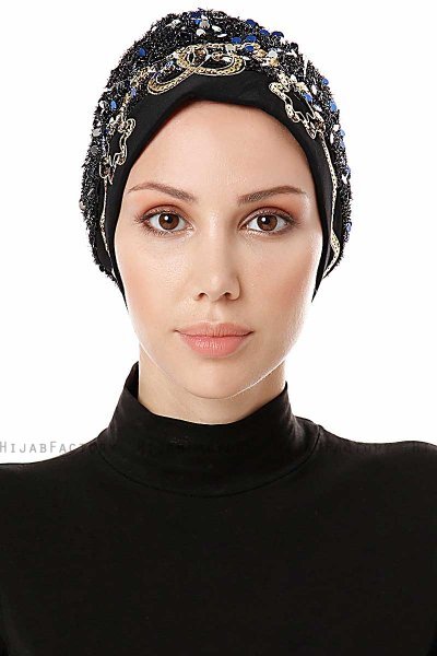 Zuleyha - Marine Blå Turban