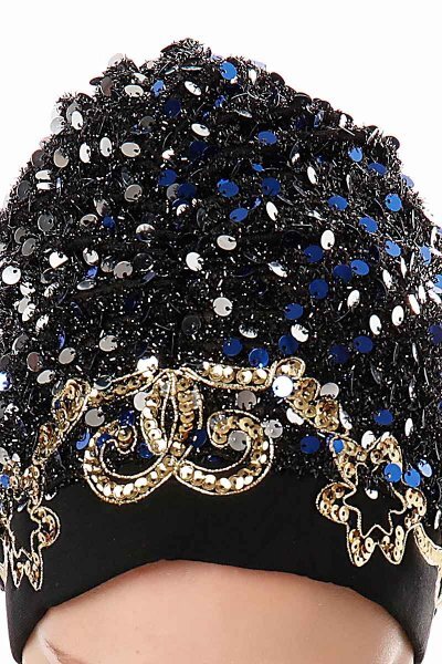 Zuleyha - Marine Blå Turban