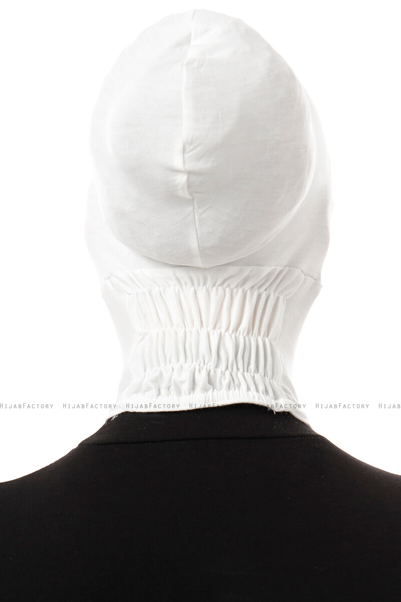 Elnara - Hvid Cross Hijab Amta - Hijabfactory.dk